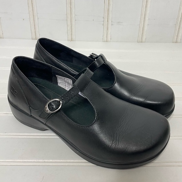 Timberland Pro Mary Jane Classic T-Strap Shoes Black 600 - Picture 2 of 12